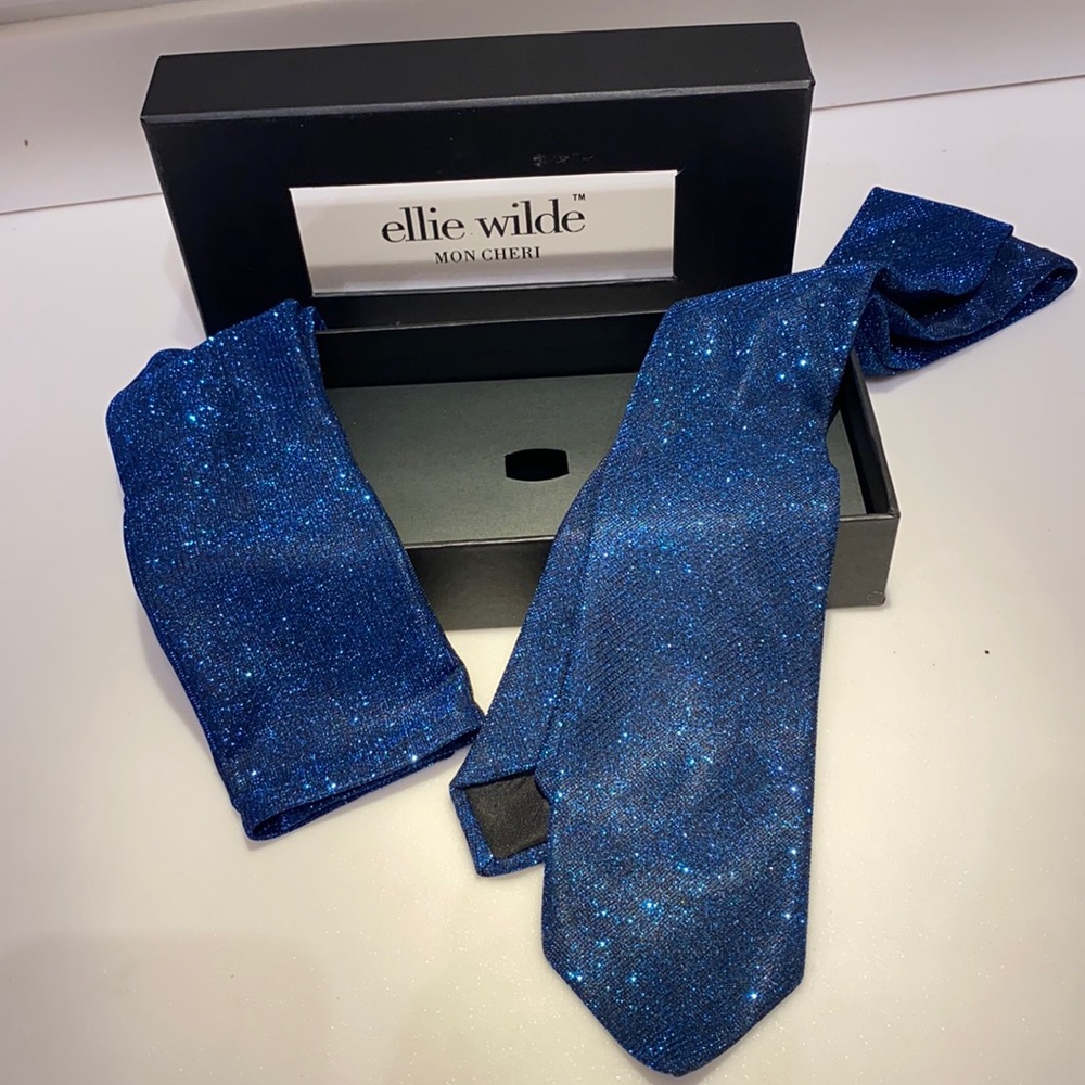 NWT Ellie Wilde Glitter Tie